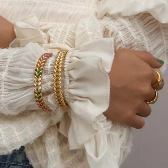 NEW 18K GOLD ADJUSTABLE BRACELET, NICE BRACELET, CUTE BRACELET - Picture 6 of 7